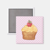 Cupcakes gebak magneet (Voorkant / Achterkant)