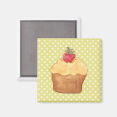 Cupcakes gebak magneet (Voorkant / Achterkant)