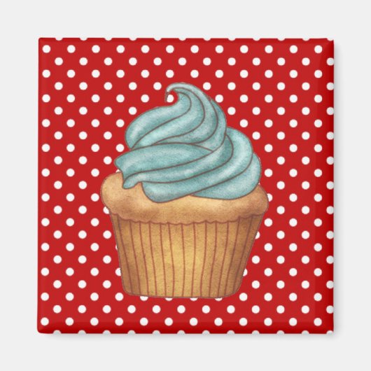 Cupcakes gebak magneet (Voorkant)