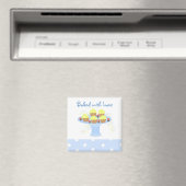 Cupcakes Gebakken met Liefde Magneet (Insitu (Vaatwasser))