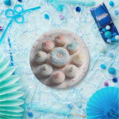 Cupcakes harten papieren bordje (Feest)