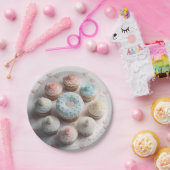 Cupcakes harten papieren bordje (Feest)