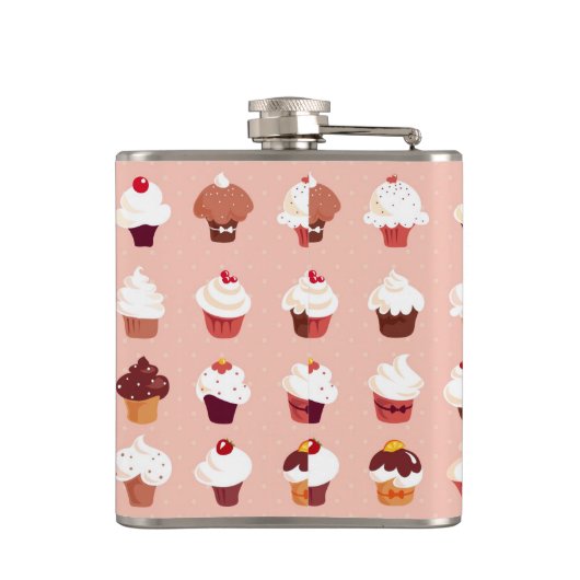 Cupcakes Heupfles (Achterkant)