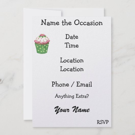 Cupcakes iemand? - SRF Kaart (Achterkant)