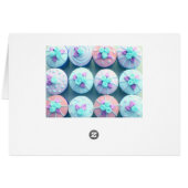 Cupcakes, in blauw geijpt (Achterkant Horizontaal)