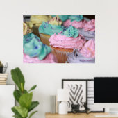 Cupcakes in pasta poster (Thuiskantoor)