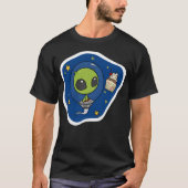 Cupcakes In Space T-shirt (Voorkant)