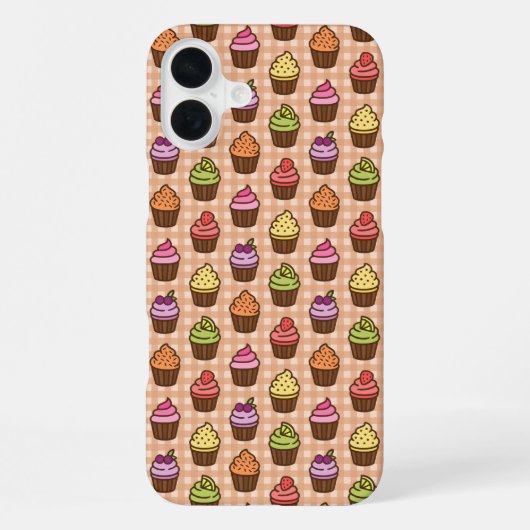 Cupcakes iPhone Hoesje (Achterkant)