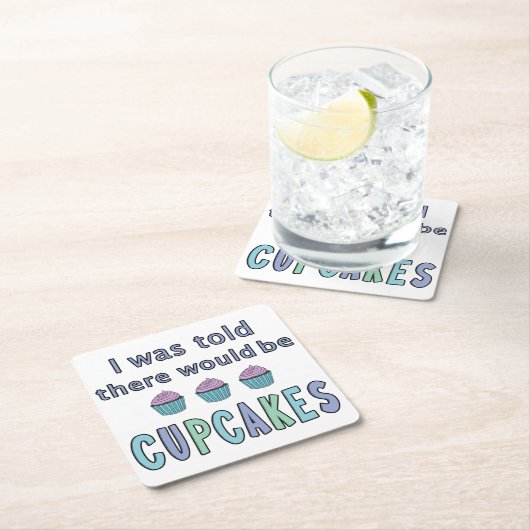 Cupcakes Kartonnen Onderzetters (Insitu)