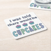 Cupcakes Kartonnen Onderzetters (Schuin)