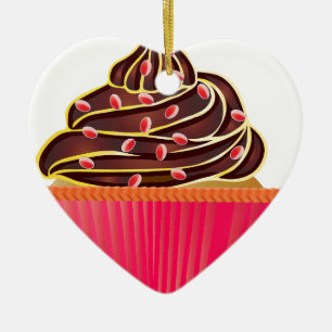 Cupcakes Keramisch Ornament