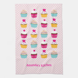 Cupcakes Kitchen Towelen Theedoek
