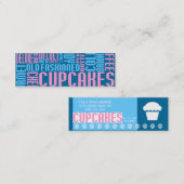 cupcakes (kleine chat) klantenkaartje (Voorkant / Achterkant)