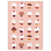 Cupcakes Klembord (Achterkant)