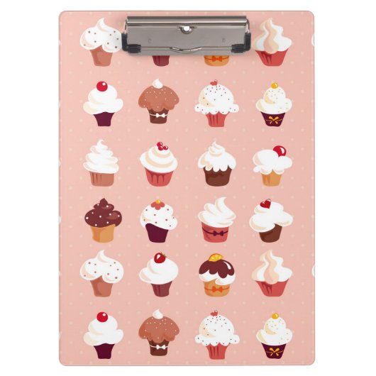 Cupcakes Klembord (Voorkant)