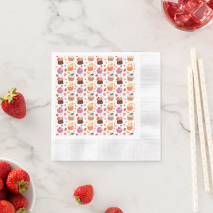 Cupcakes Koekjes en Snoepjes Servet
