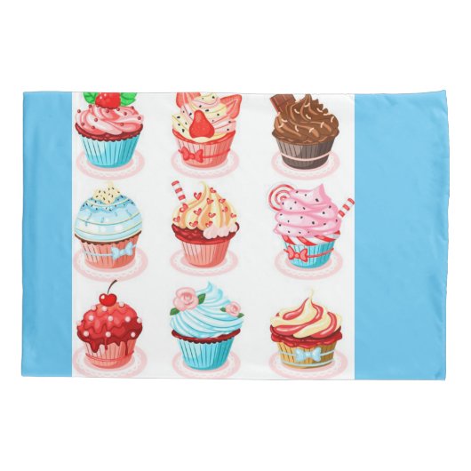 Cupcakes Kussensloop (Achterkant)