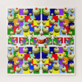 Cupcakes Legpuzzel (Verticaal)