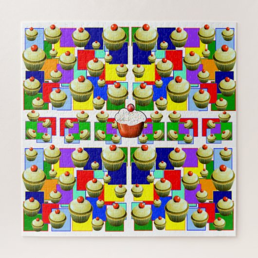 Cupcakes Legpuzzel (Verticaal)