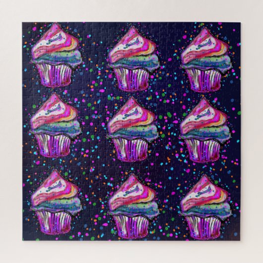 Cupcakes  legpuzzel (Verticaal)