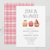 Cupcakes liefde is zo lief Vrijgezellenfeest Kaart (Voorkant / Achterkant)