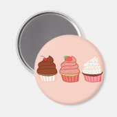 Cupcakes Magneet (Voorkant / Achterkant)