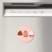 Cupcakes Magneet (Insitu (Vaatwasser))