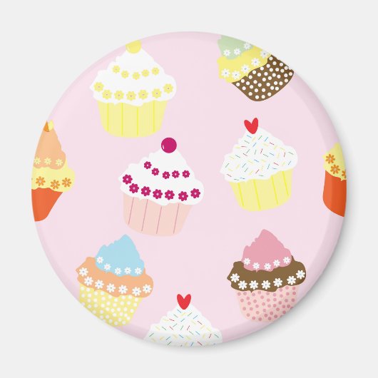 Cupcakes Magneet (Voorkant)
