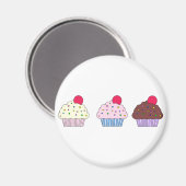 Cupcakes Magneet (Voorkant / Achterkant)