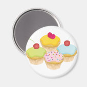 Cupcakes Magneet (Voorkant / Achterkant)