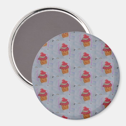 Cupcakes Magnet (Voorkant / Achterkant)