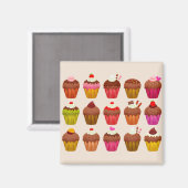cupcakes magnet (Voorkant / Achterkant)
