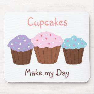 Cupcakes maken mijn dag muismat