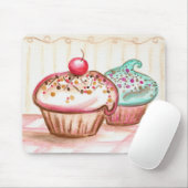 Cupcakes met Sprinkels Muismat (Met muis)