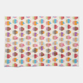Cupcakes Microfiber Kitchen Towel Theedoek (Horizontaal)