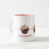 Cupcakes Mok - aanpassen (Voorkant links)