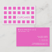 CUPCAKES (moskeesvierkanten) Visitekaartje (Voorkant / Achterkant)
