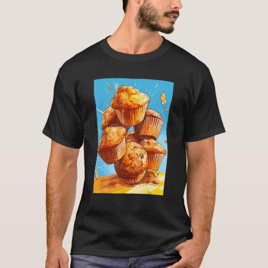 Cupcakes Muffins Baking Bakeware Bakers Cake Sweet T-shirt (Voorkant)