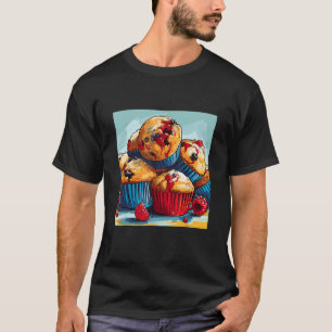 Cupcakes muffins bakken bakken bakken bakkerscake  t-shirt