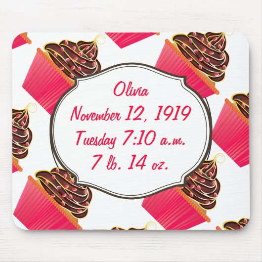 Cupcakes Muismat (Voorkant)