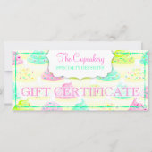 Cupcakes N Sprinkles Custom Gift Certificate (Voorkant)