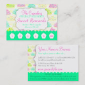 Cupcakes N Sprinkles Custom Rewards Klantenkaartje (Voorkant / Achterkant)