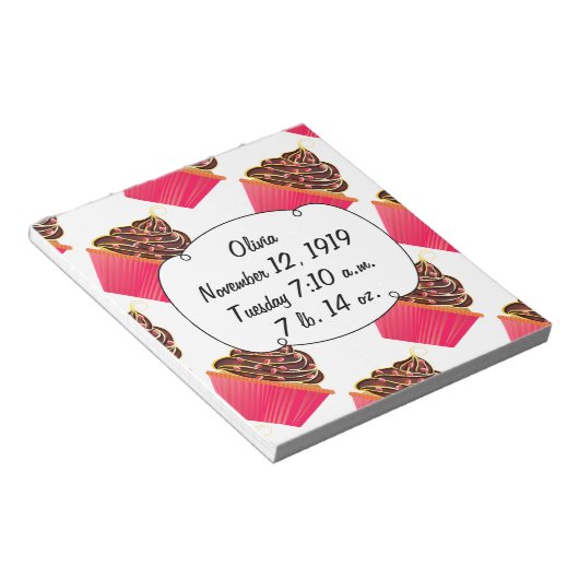 Cupcakes Notitieblok (Schuin)