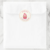 Cupcakes of gebakken goederen rond Stickers (Tas)