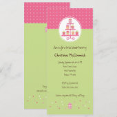 Cupcakes op een standaard kaart (Voorkant / Achterkant)