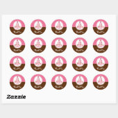 Cupcakes op een tribune voor Sticker (Vel)