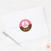 Cupcakes op een tribune voor Sticker (Envelop)