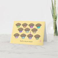 Cupcakes op Maïs Voordelen van Chocolade Verjaarda