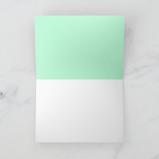 Cupcakes op Mint Gefeliciteerd met je nieuwe baan Kaart (Binnen)