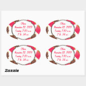 Cupcakes Ovale Sticker (Vel)